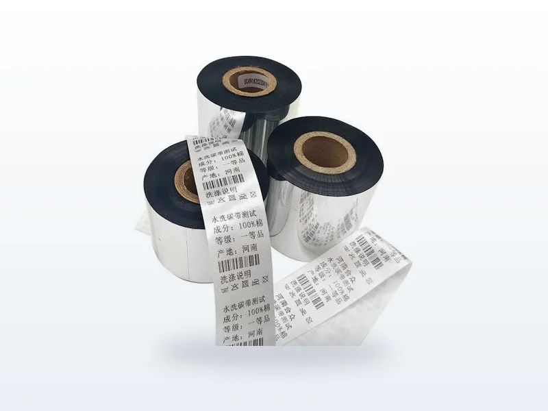 Wash Care Ribbon thermal transfer ribbon roll for Zebra, TSC and Godex printers